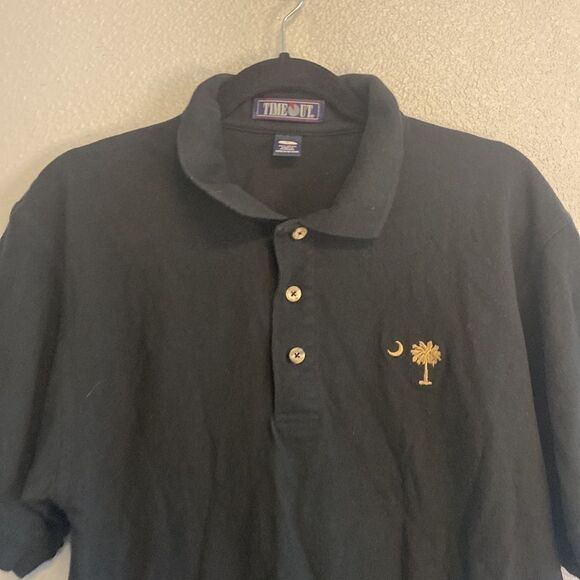 Men’s black Hilton Head Island polo- Size Small - Picture 2 of 5